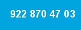 922 870 47 03
